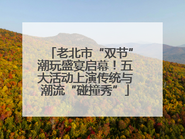 老北市“双节”潮玩盛宴启幕！五大活动上演传统与潮流“碰撞秀”