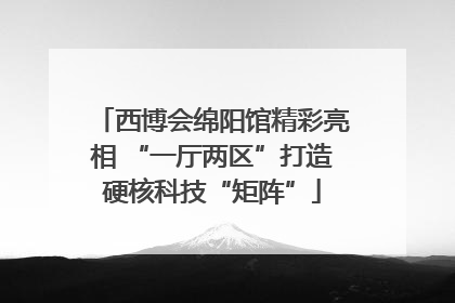 西博会绵阳馆精彩亮相 “一厅两区”打造硬核科技“矩阵”
