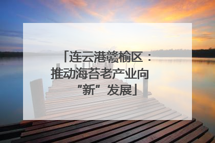 连云港赣榆区：推动海苔老产业向“新”发展