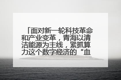 面对新一轮科技革命和产业变革，青海以清洁能源为主线，紧抓算力这个数字经济的“血液”、科技主权的“筹码”、产业升级的“杠杆”、绿色转型的“支点”，勇于撬动国家“双碳”战略、“东数西算”工程重大发展新机遇，点亮绿色算电协同新赛道，蹚出一条符合本地实际的高质量发展之路——青海：“绿色算力” 锚定“东数西算”国家战略布局