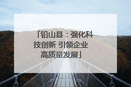 铅山县：强化科技创新 引领企业高质量发展