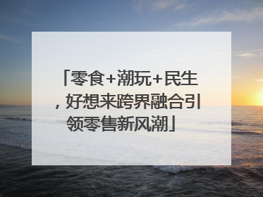 零食+潮玩+民生，好想来跨界融合引领零售新风潮