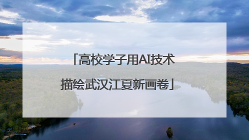 高校学子用AI技术描绘武汉江夏新画卷