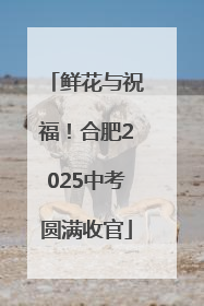鲜花与祝福！合肥2025中考圆满收官