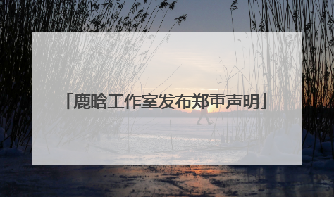 鹿晗工作室发布郑重声明