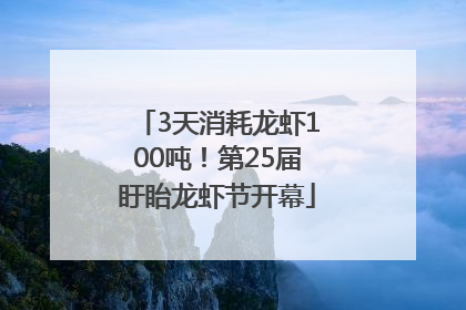 3天消耗龙虾100吨！第25届盱眙龙虾节开幕