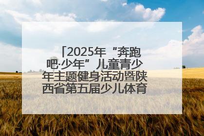 2025年“奔跑吧·少年”儿童青少年主题健身活动暨陕西省第五届少儿体育嘉年华活动启动
