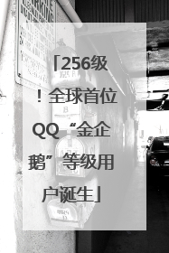256级！全球首位QQ“金企鹅”等级用户诞生