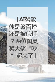 AI智能体是该管控还是被信任？两位图灵奖大佬“吵”起来了