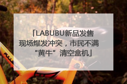 LABUBU新品发售现场爆发冲突，市民不满“黄牛”清空盒机